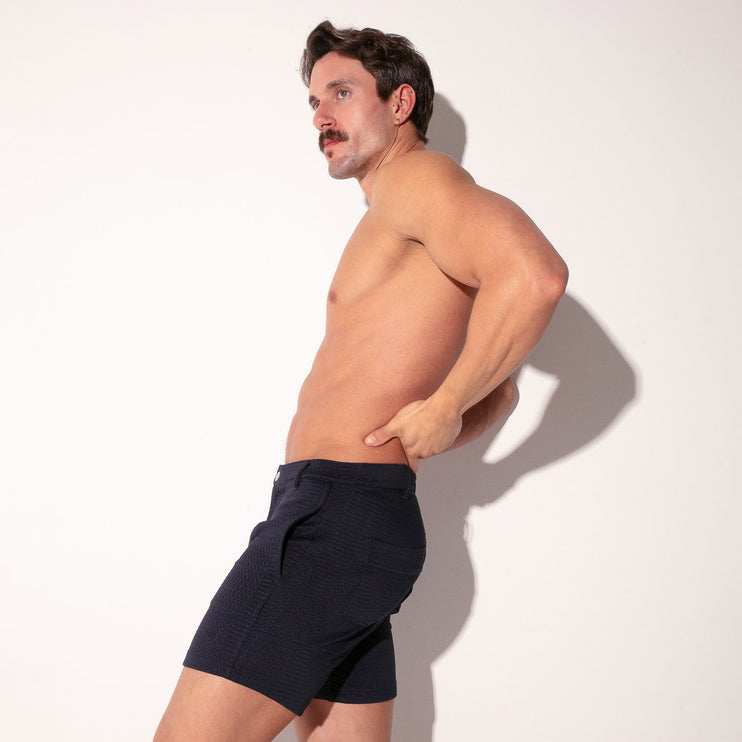 Code 22 Medley 5-Inch Textured Stretch Shorts 9823 - Navy