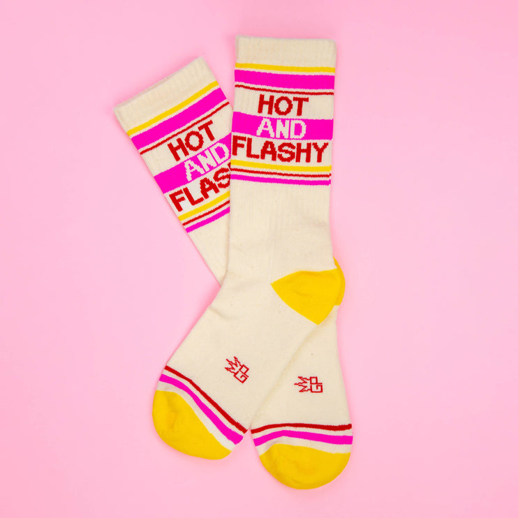 Gumball Poodle Hot and Flashy Gym Crew Socks