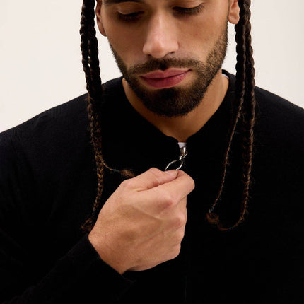 Ron Tomson Full Zip Closure Cardigan - Black