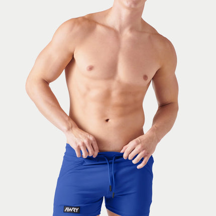 AWRY Freestyle 3.5-Inch Shorts - Cobalt Blue