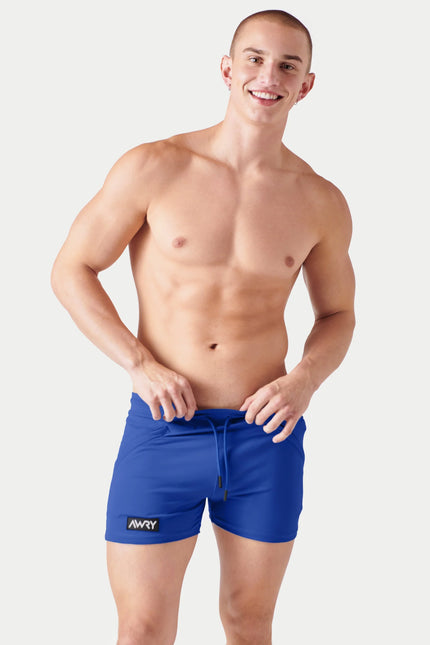AWRY Freestyle 3.5-Inch Shorts - Cobalt Blue