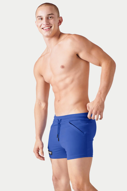 AWRY Freestyle 3.5-Inch Shorts - Cobalt Blue