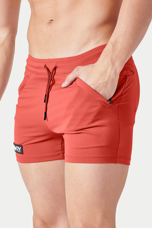 AWRY Freestyle 3.5-Inch Shorts - Coral