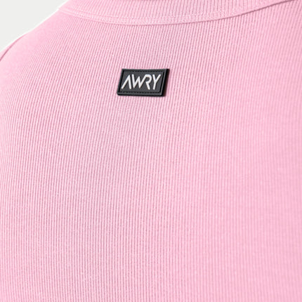 AWRY Ribbed Slim-Fit Tank - Pink