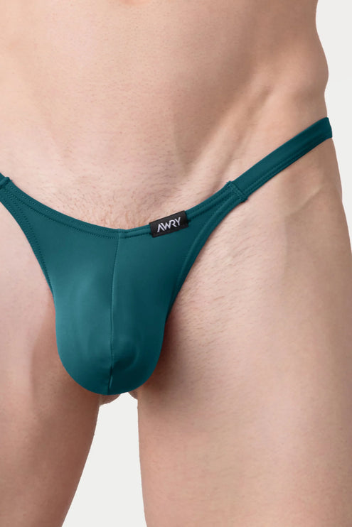 AWRY Pulse V-String Thong - Teal