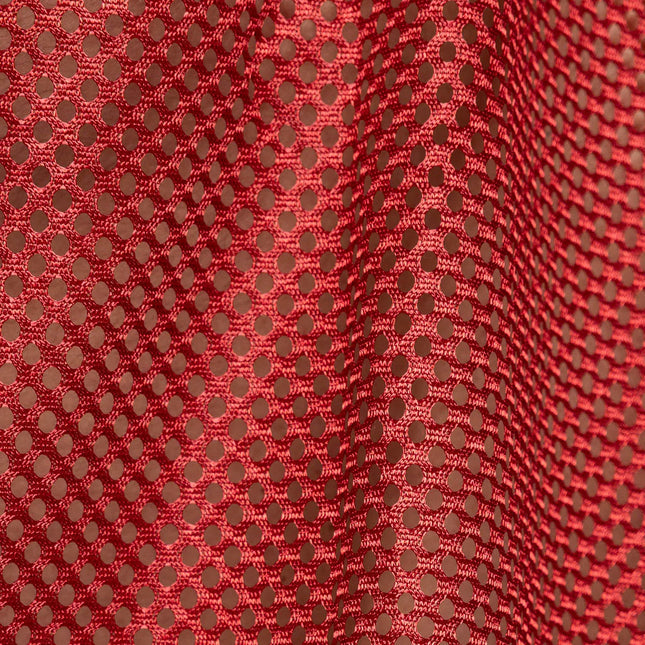 Bike Athletic Mesh Cropped Jersey T-Shirt - Red