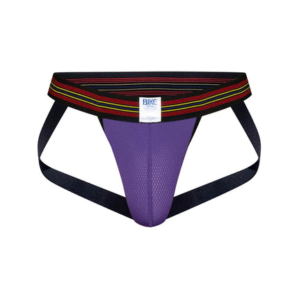 Bike Athletic Mesh Jockstrap - Purple