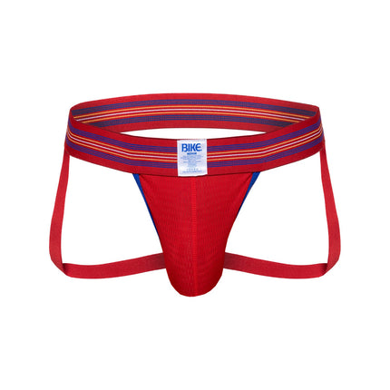 Bike Athletic Mesh Jockstrap - Red