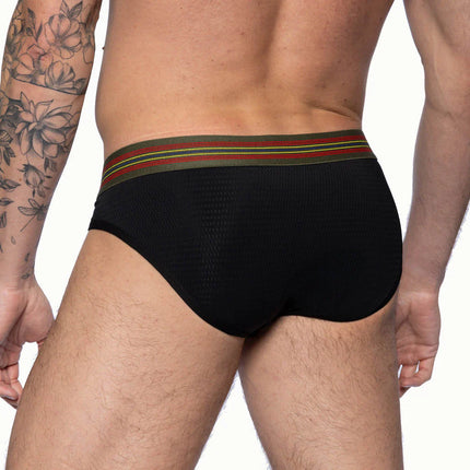 Bike Athletic mesh brief black