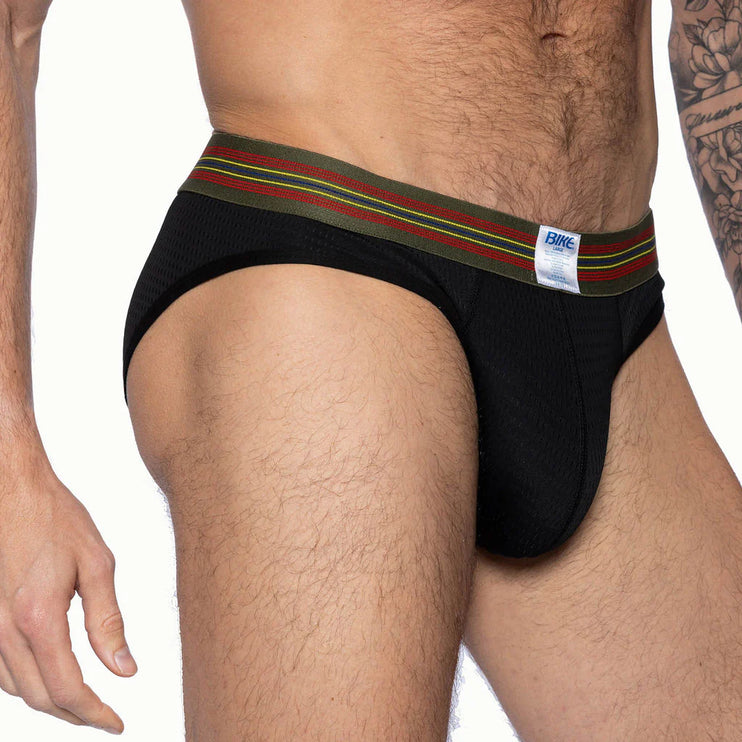 Bike Athletic mesh brief black
