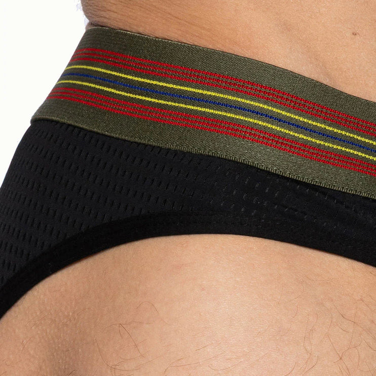 Bike Athletic mesh brief black