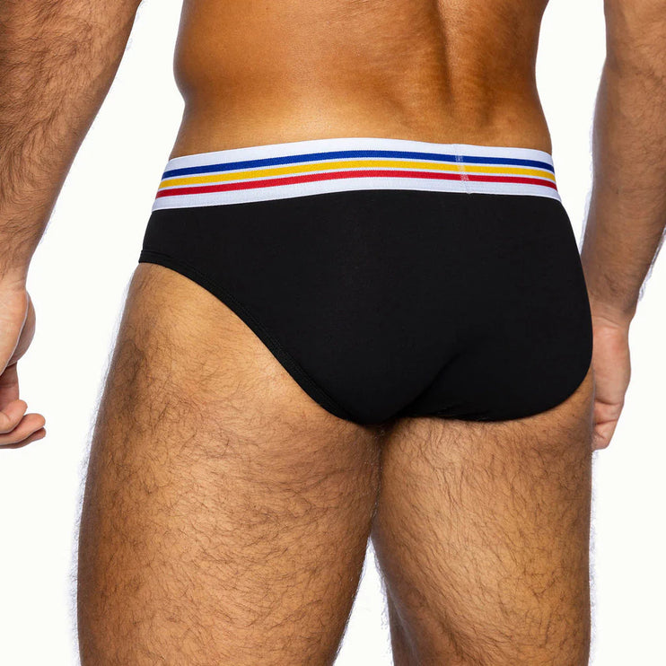 Bike Athletic cotton brief black