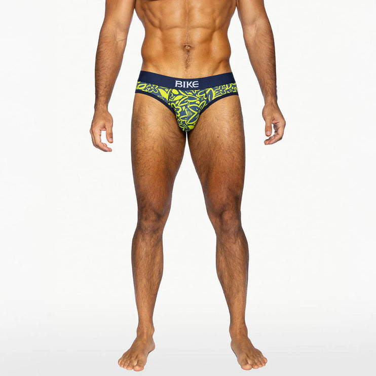 Bike Athletic cotton brief flower party