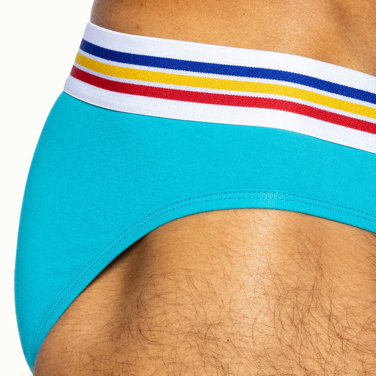 Bike Athletic cotton brief teal