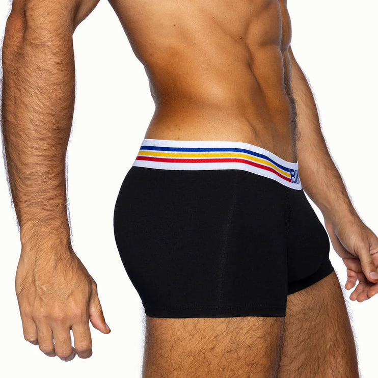 Bike Athletic cotton boxer trunk black