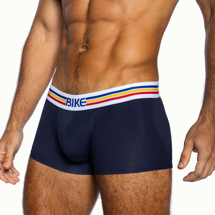 Bike Athletic cotton boxer trunk navy