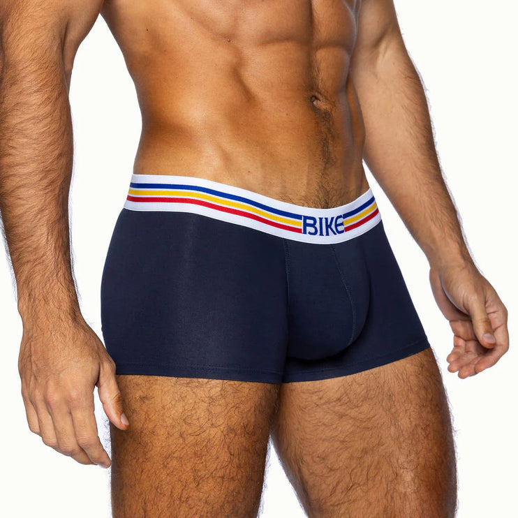 Bike Athletic cotton boxer trunk navy