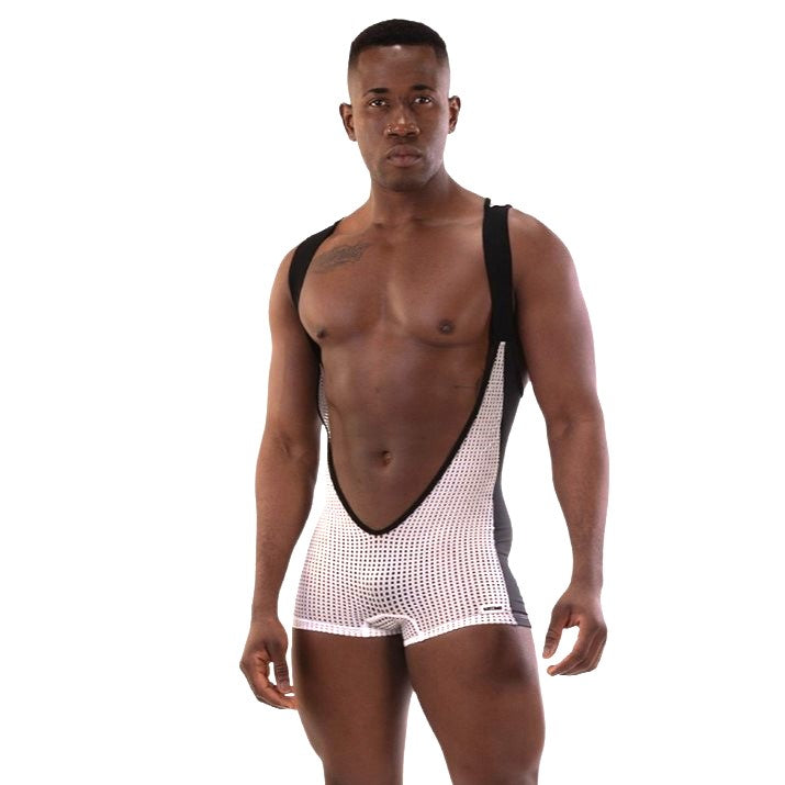 Barcode Berlin Sanke mesh singlet white – Egoist Underwear