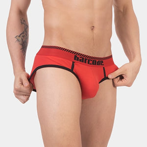 Barcode Berlin Solger ribbed cotton brief red