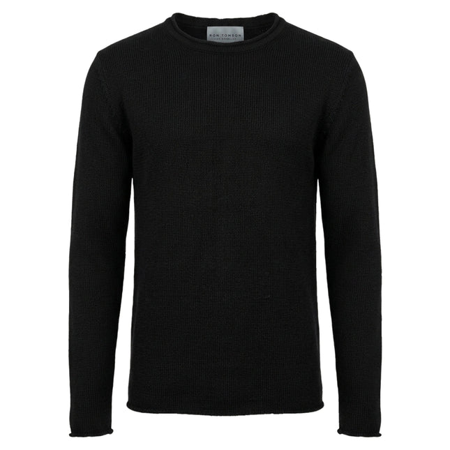Ron Tomson Pullover Sweater - Black