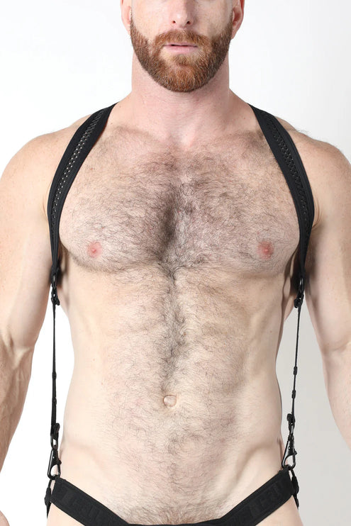 Cellblock 13 Bare 2.0 mens sexy party Mesh Harness black Egoist Chicago www.egoistunderwear.com 