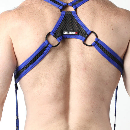 Cellblock 13 Bare 2.0 mens sexy party Mesh Harness blue Egoist Chicago www.egoistunderwear.com 
