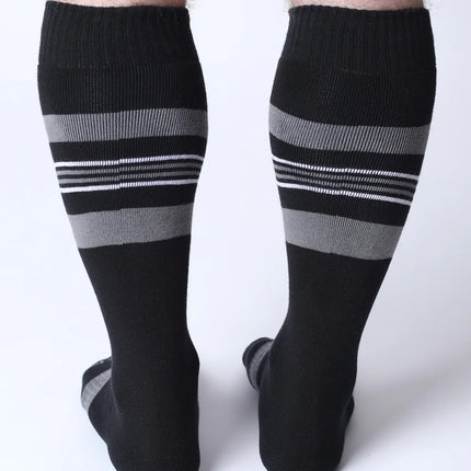 Cellblock 13 Tight End Shadow mens sexy knee-high socks black/grey Egoist Chicago www.egoistunderwear.com 