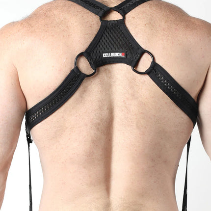 Cellblock 13 Bare 2.0 mens sexy party Mesh Harness black Egoist Chicago www.egoistunderwear.com 