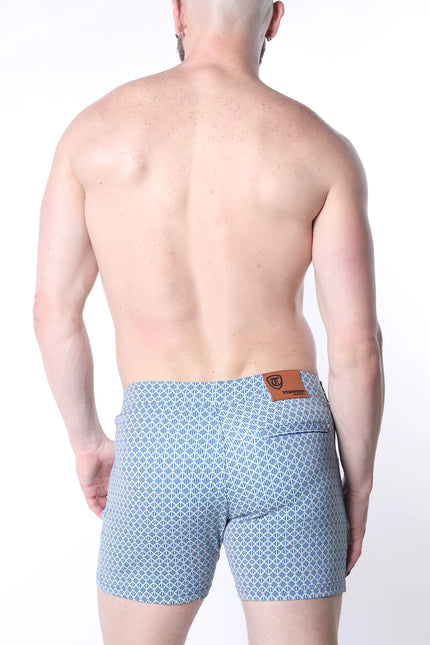 Timoteo Clemente 5-Inch Hybrid Swim Shorts - Blue