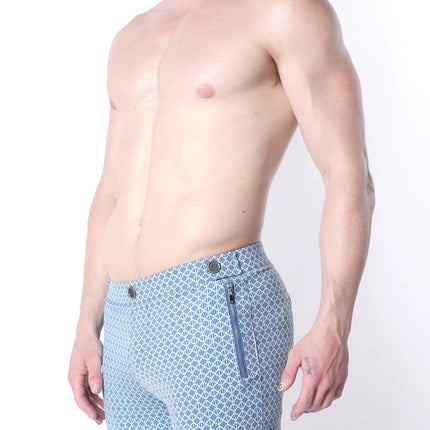 Timoteo Clemente 5-Inch Hybrid Swim Shorts - Blue