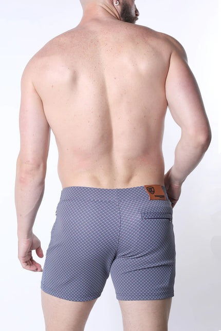 Timoteo Clemente 5-Inch Hybrid Swim Shorts - Navy