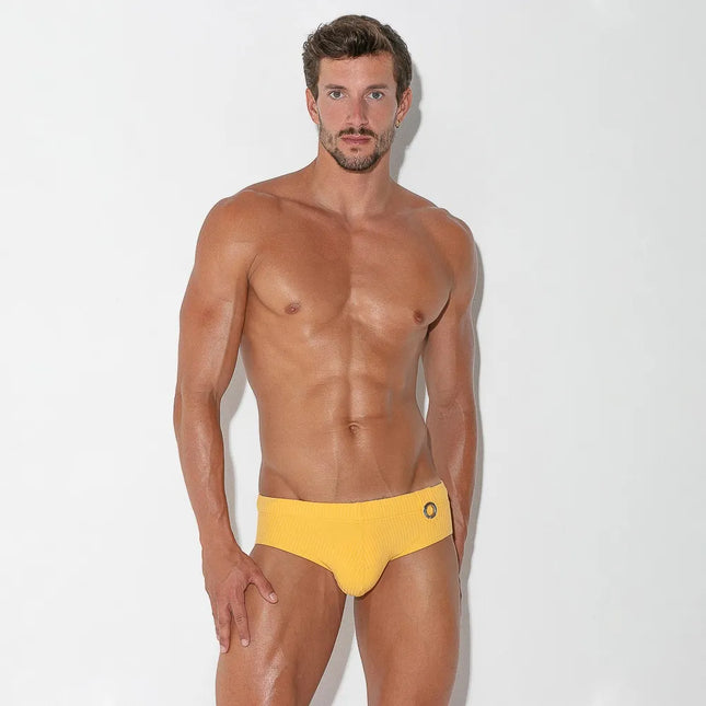 Code 22 Heritage enhancing swim brief 24011 yellow size S