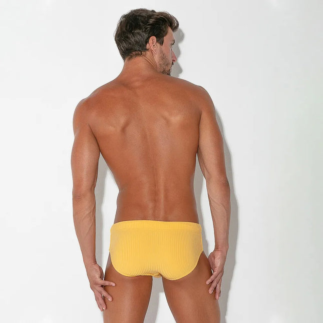 Code 22 Heritage enhancing swim brief 24011 yellow size S