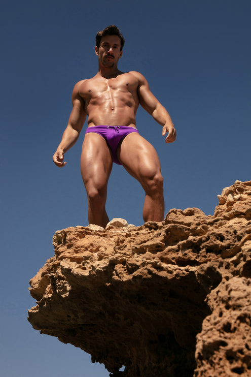 Code 22 Deep mini swim brief 24053 violet