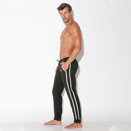 Code 22 Focus mens tapered fit jogger 9816 black Egoist Chicago www.egoistunderwear.com