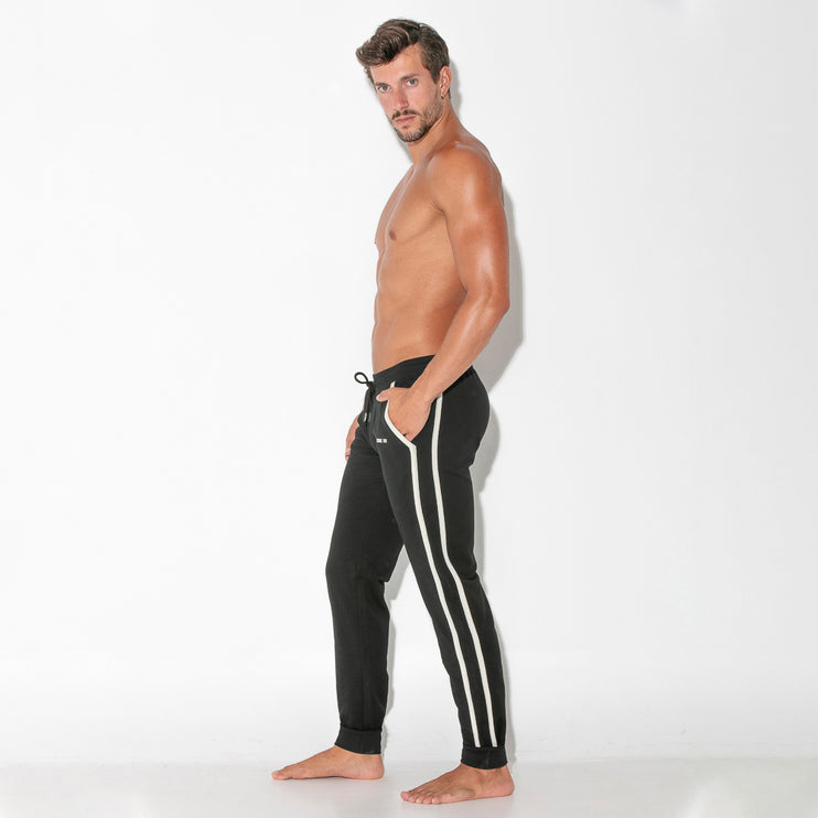 Code 22 Focus mens tapered fit jogger 9816 black Egoist Chicago www.egoistunderwear.com