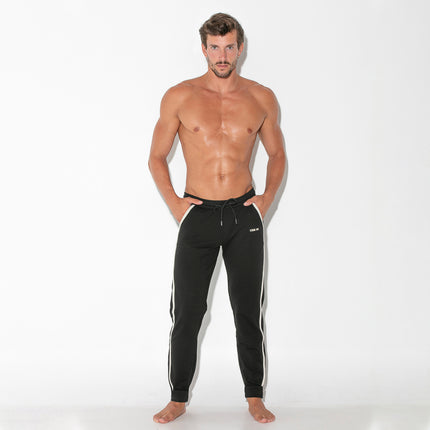 Code 22 Focus mens tapered fit jogger 9816 black Egoist Chicago www.egoistunderwear.com