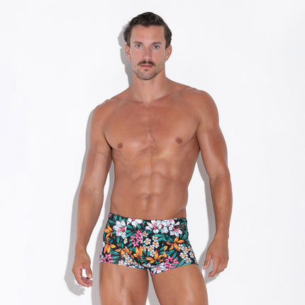 Code 22 Nerja enhancing swim boxer 25022 floral egoist Chicago egoistunderwear.com