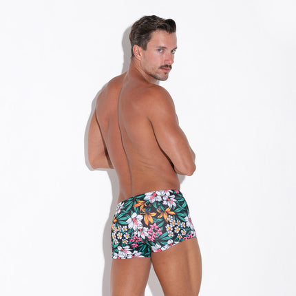 Code 22 Nerja enhancing swim boxer 25022 floral egoist Chicago egoistunderwear.com