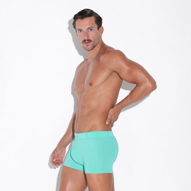 Code 22 Sitges enhancing swim boxer 25012 green egoist Chicago egoistunderwear.com