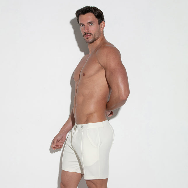 Code 22 tapered fit 6" Sleek short 9749 white egoist chicago egoistunderwear.com