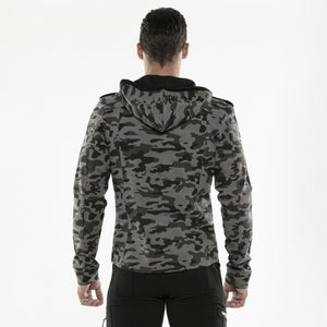 Code 22 hooded shirt jacket 9714 camouflage grey