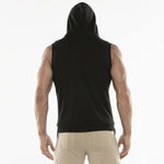 Code 22 sleeveless hoodie 9715 black