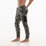 Code 22 slim fit cargo stretch pants 9716 camouflage grey