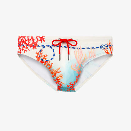 2eros V10 Coralscape Swim Brief - Blue