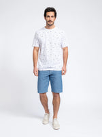SMF Summer slim fit cotton t-shirt white