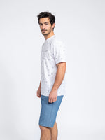 SMF Summer slim fit cotton t-shirt white