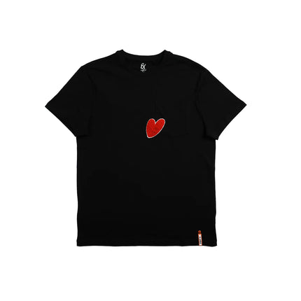 Eight X Held Close textured graphic t-shirt black