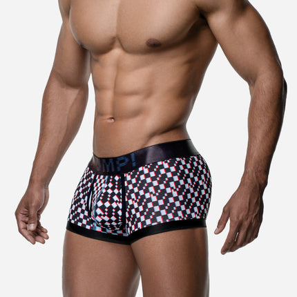 PUMP! Glitch boxer checkered