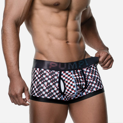 PUMP! Glitch boxer checkered
